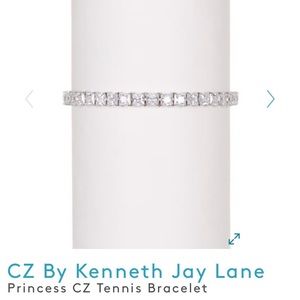 CZ by Kenneth Jay Lane Tennis or Ankle Bracelet